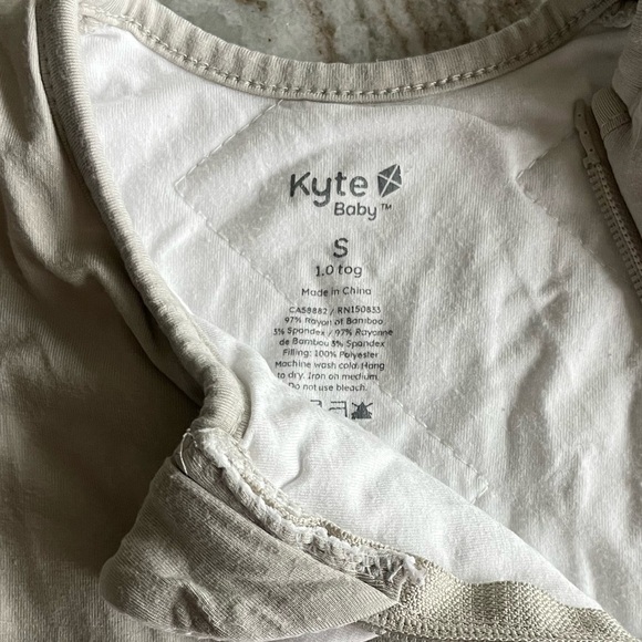 Kyte BABY Oat 1.0 TOG Sleeveless Baby Sleep Bag Sack – Size Small - Picture 5 of 6